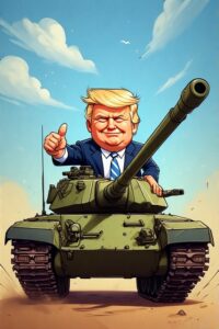 trumpridingtank